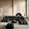 Kunstleder U-Form XXL Lounge Wohnlandschaft Avoria
