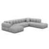 Kunstleder U-Form XXL Lounge Wohnlandschaft Avoria – Bild 62