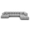 Kunstleder U-Form XXL Lounge Wohnlandschaft Avoria – Bild 63