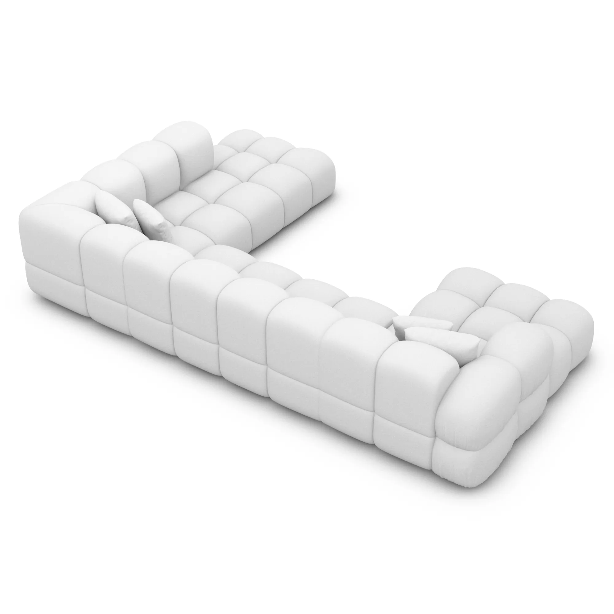 Kunstleder U-Form XXL Lounge Wohnlandschaft Avoria – Bild 19