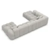 Strukturstoff U-Form XXL Lounge Wohnlandschaft Avoria – Bild 50