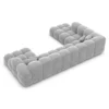 Samtstoff U-Form XXL Lounge Wohnlandschaft Avoria – Bild 87
