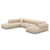 Echtleder U-Form XXL Lounge Wohnlandschaft Avoria – Bild 26