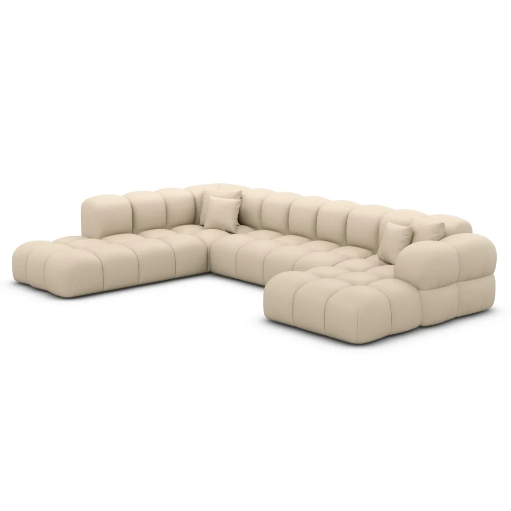 Echtleder U-Form XXL Lounge Wohnlandschaft Avoria
