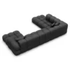 Kunstleder U-Form XXL Lounge Wohnlandschaft Avoria – Bild 25