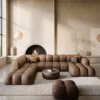 Kunstleder U-Form XXL Lounge Wohnlandschaft Avoria – Bild 10