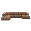 Kunstleder U-Form XXL Lounge Wohnlandschaft Avoria – Bild 27