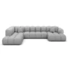 Kunstleder U-Form XXL Lounge Wohnlandschaft Avoria – Bild 39