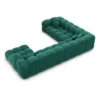 Samtstoff U-Form XXL Wohnlandschaft Avoria – Bild 75