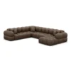 Echtleder U-Form XXL Wohnlandschaft Avoria – Bild 23