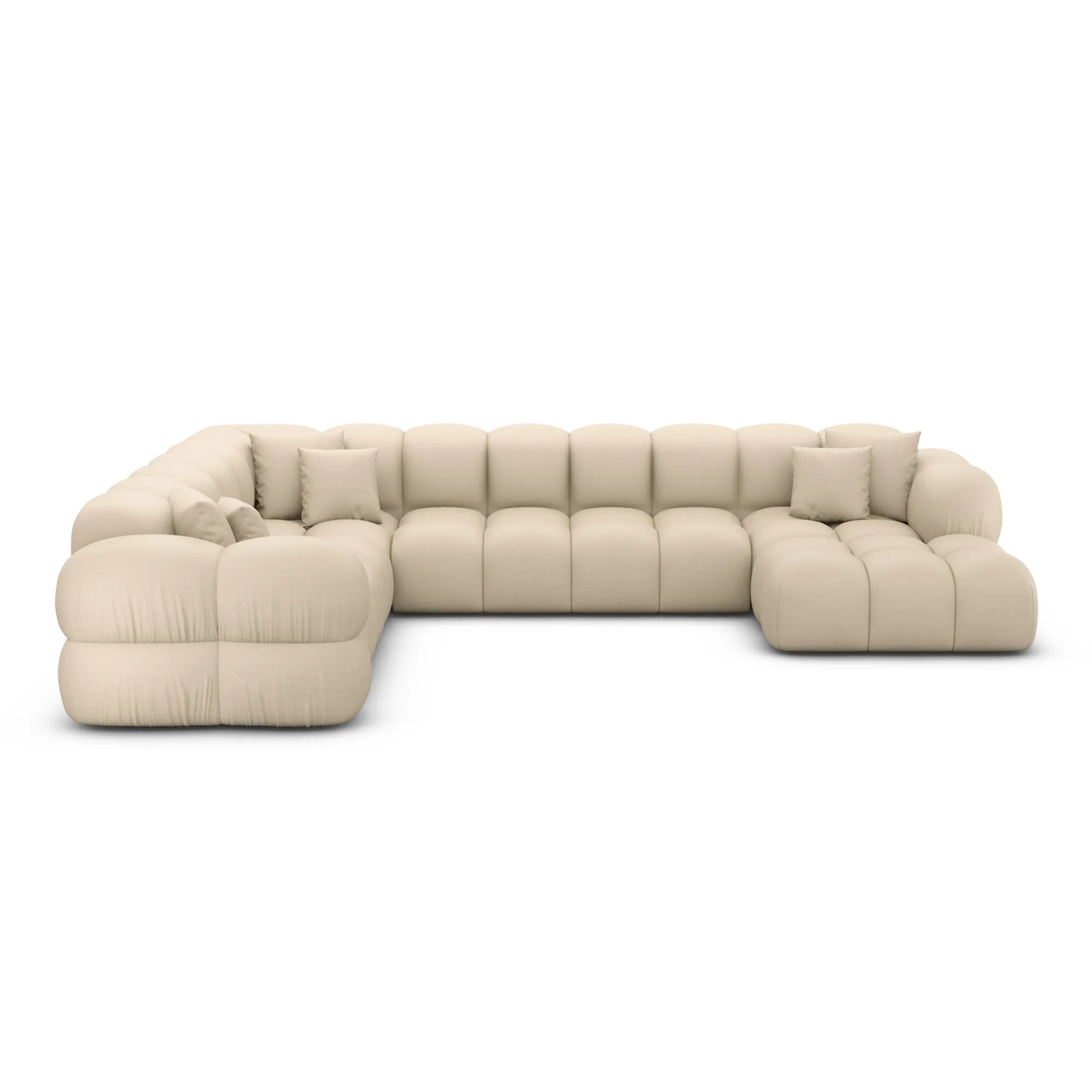 Kunstleder U-Form XXL Wohnlandschaft Avoria – Bild 30