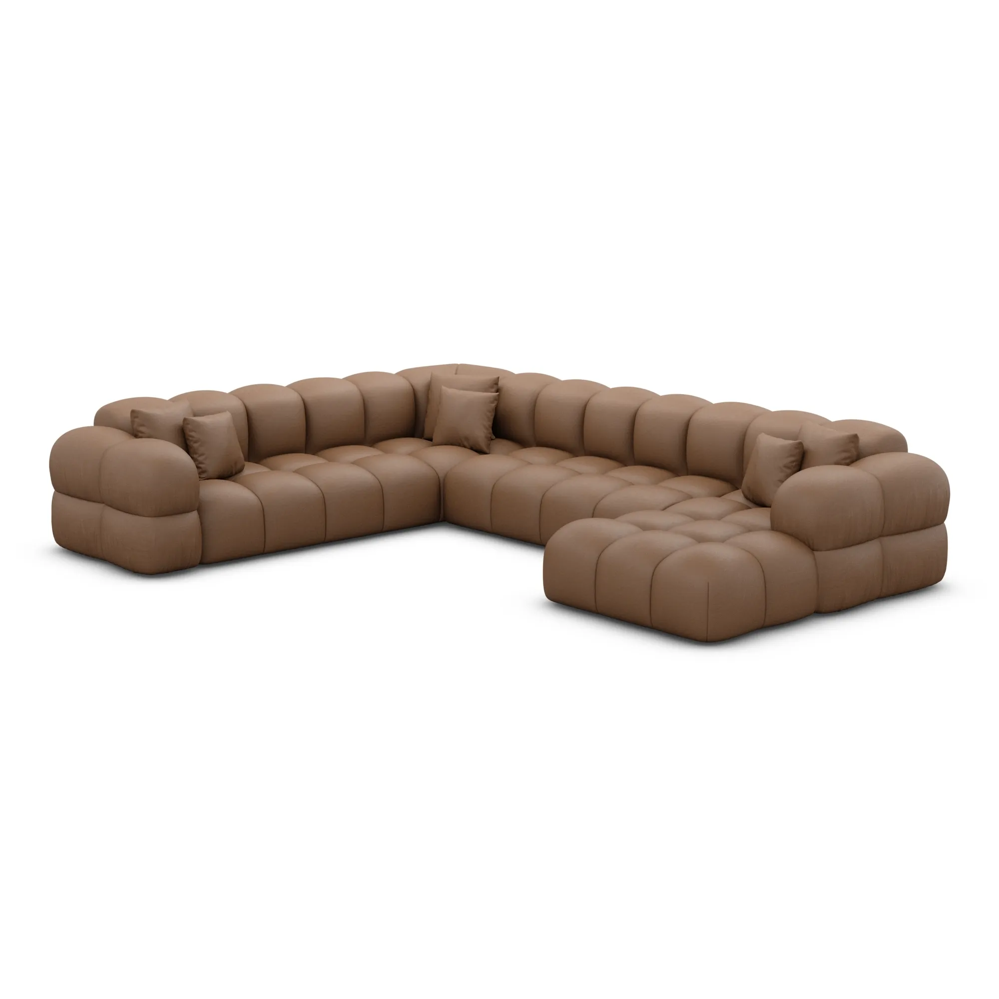 Kunstleder U-Form XXL Wohnlandschaft Avoria – Bild 35