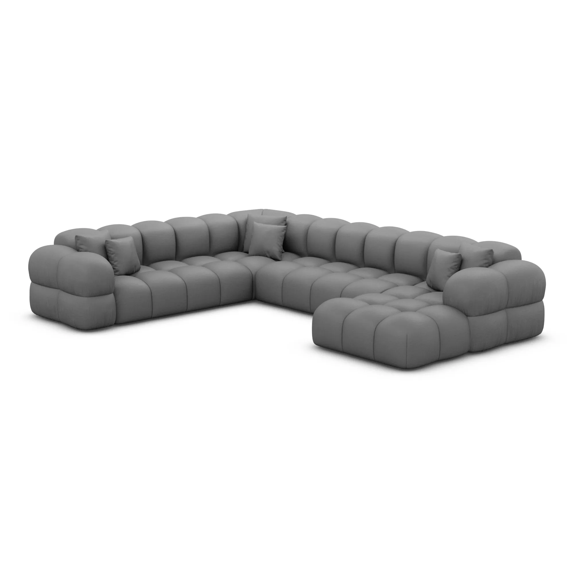 Kunstleder U-Form XXL Wohnlandschaft Avoria – Bild 44