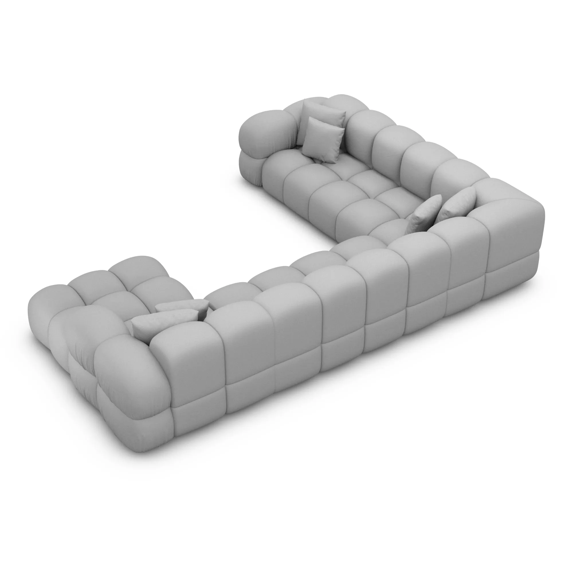 Kunstleder U-Form XXL Wohnlandschaft Avoria – Bild 49