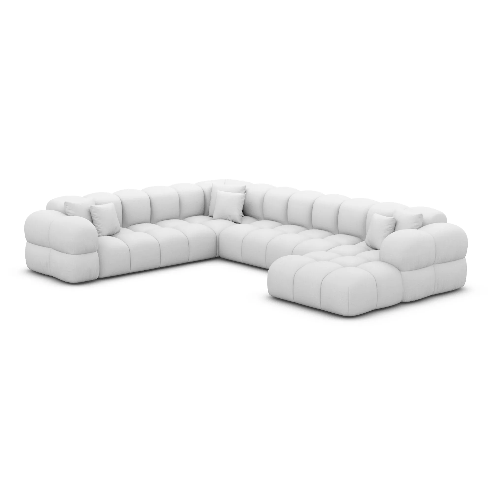Kunstleder U-Form XXL Wohnlandschaft Avoria – Bild 50