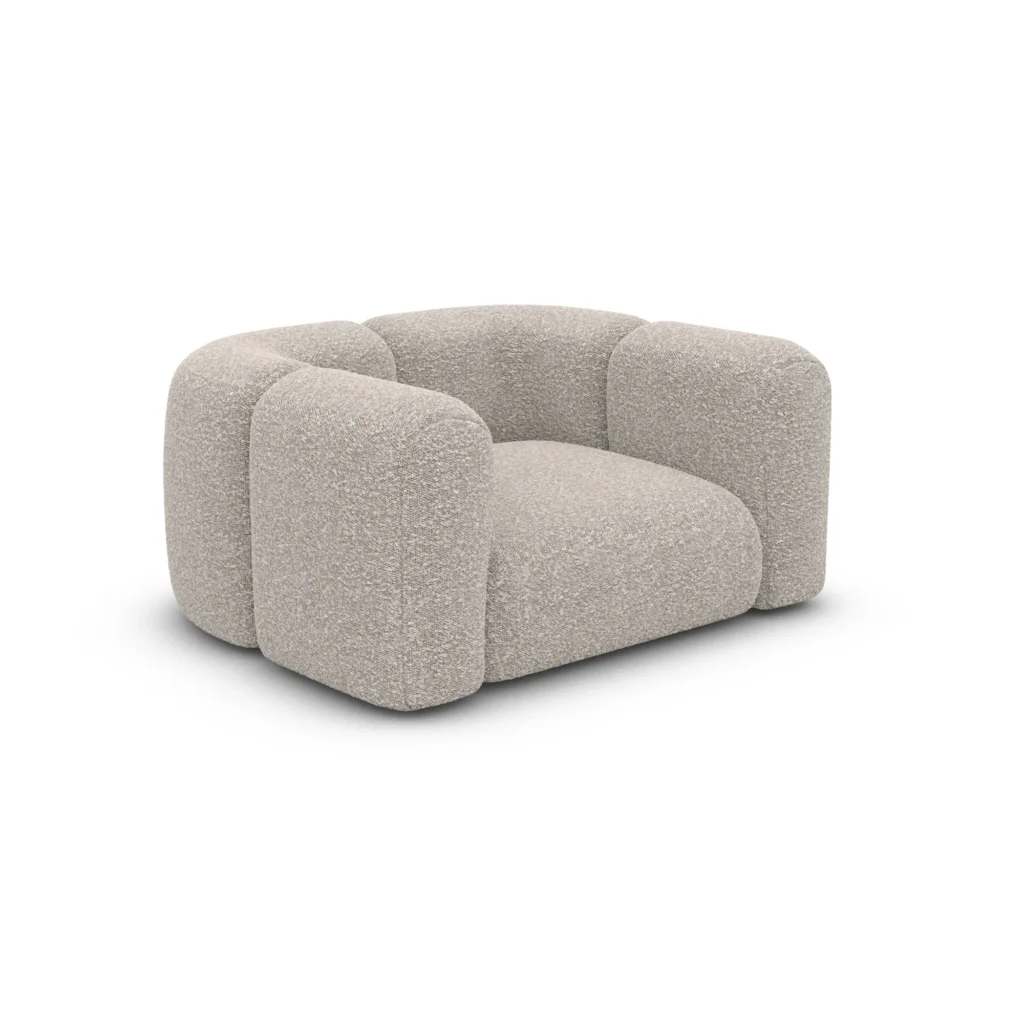 Bouclé Sessel Belio