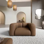 Echtleder Sessel Belio