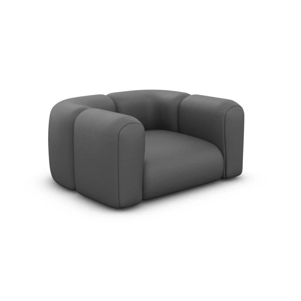 Echtleder Sessel Belio
