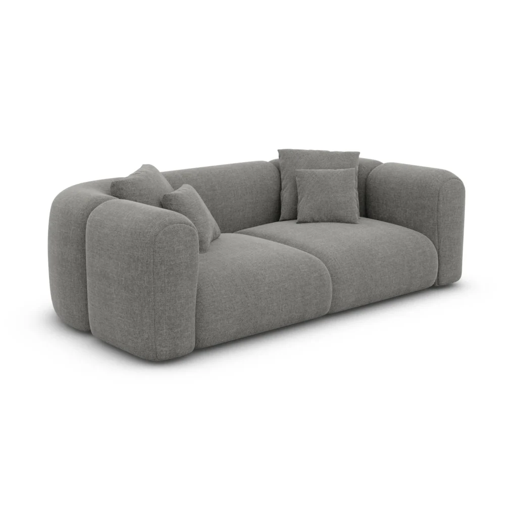 Strukturstoff 2-Sitzer Couch Belio