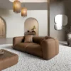 Echtleder 2-Sitzer Couch Belio
