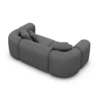 Echtleder 2-Sitzer Couch Belio – Dark-grey