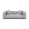 Echtleder 2-Sitzer Couch Belio – Light-grey
