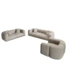 Bouclé 3-2-1-Sitzer Sofa Set Belio