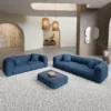 Strukturstoff 3-2-Sitzer Sofa Set Belio