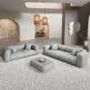 Echtleder 3-2-Sitzer Sofa Set Belio
