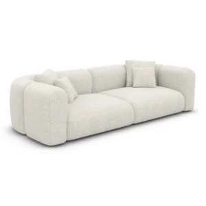 Bouclé 3-Sitzer Couch Belio