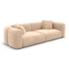 Samtstoff 3-Sitzer Couch Belio