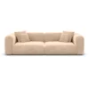 Samtstoff 3-Sitzer Couch Belio