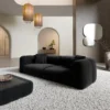 Samtstoff 3-Sitzer Couch Belio
