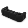 Samtstoff 3-Sitzer Couch Belio