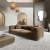 Samtstoff 3-Sitzer Couch Belio