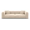 Samtstoff 3-Sitzer Couch Belio