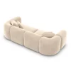 Samtstoff 3-Sitzer Couch Belio