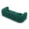 Samtstoff 3-Sitzer Couch Belio
