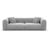 Samtstoff 3-Sitzer Couch Belio