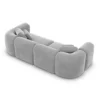 Samtstoff 3-Sitzer Couch Belio