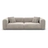 Samtstoff 3-Sitzer Couch Belio