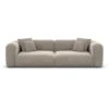 Samtstoff 3-Sitzer Couch Belio