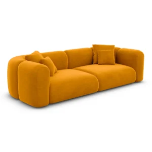 Samtstoff 4-Sitzer Couch Belio