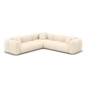 Strukturstoff Ecksofa Belio