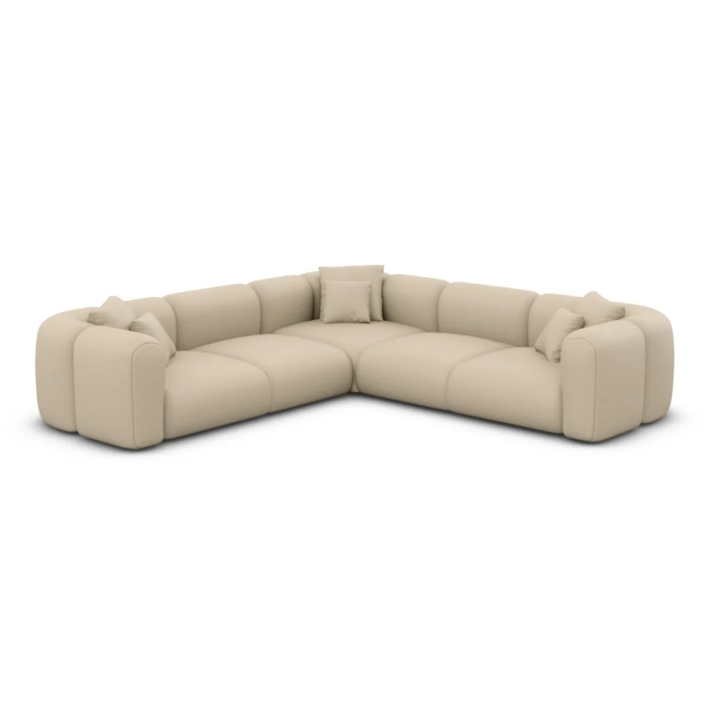 Kunstleder Ecksofa Belio