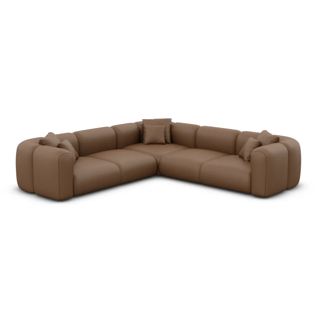 Kunstleder Ecksofa Belio