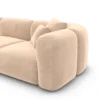 Samtstoff 3-2-1-Sitzer Sofa Set Belio