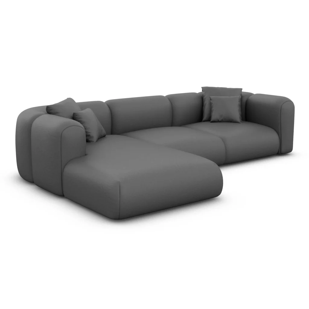 Kunstleder L-Form Sofa Belio