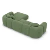 Strukturstoff L-Form Sofa Belio