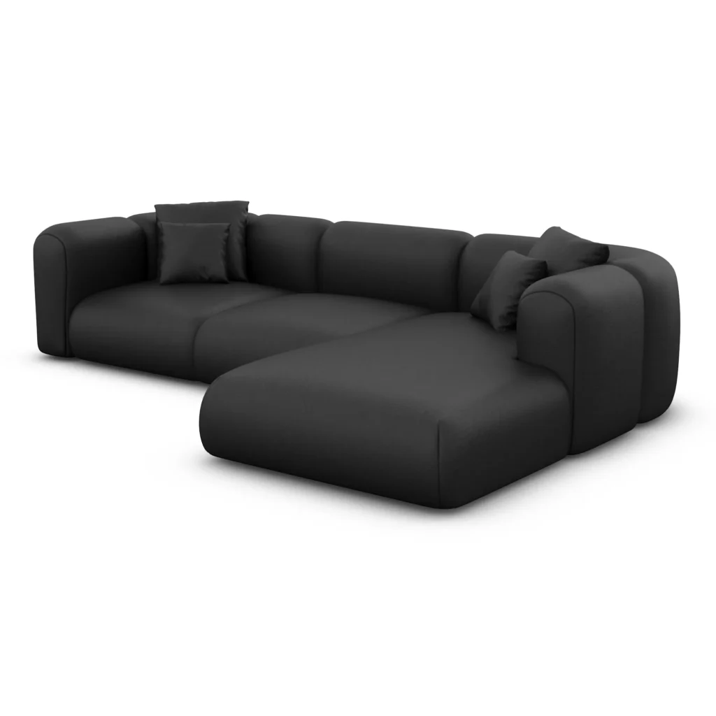 Echtleder L-Form Sofa Belio